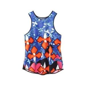 Peter Pilotto for Target Red Iris Print Tank Top